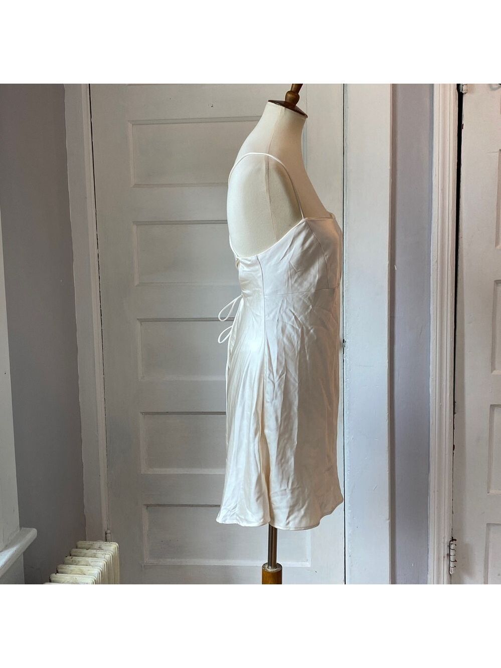 NWT Zara Satin Effect Slip Dress, Size L - Picture 11 of 17